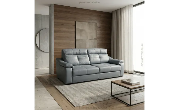 3-х местный диван «Барселона 2» (3м) - промо - натуральная кожа