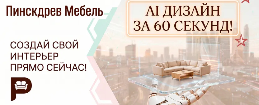 AI дизайн интерьера за 60 секунд