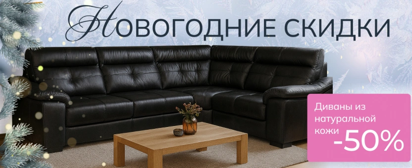 Кожаные диваны от 88 491 руб.