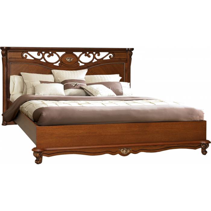 Кровать двойная «Алези» с низким изножьем