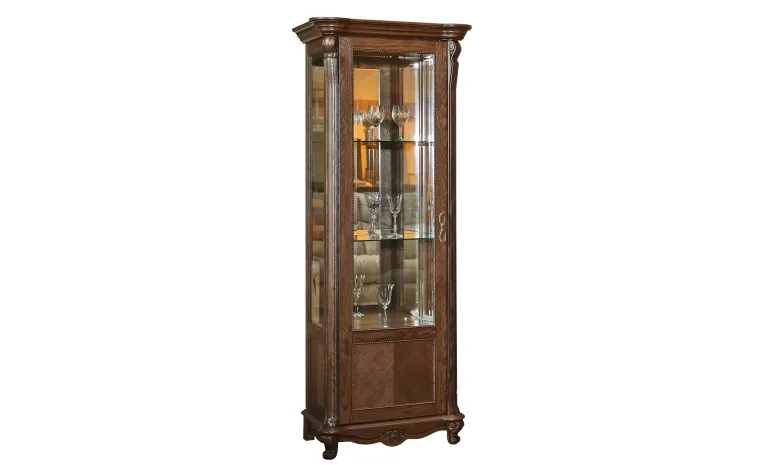 Шкаф-витрина «Алези» П1.350.0.08-01 (П350.08-01) - табак