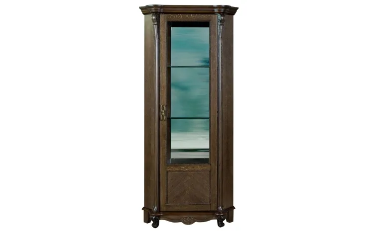 Шкаф с витриной «Алези» П1.350.0.13 (П350.13) - табак