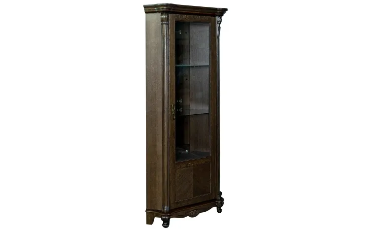 Шкаф с витриной «Алези» П1.350.0.13 (П350.13) - табак