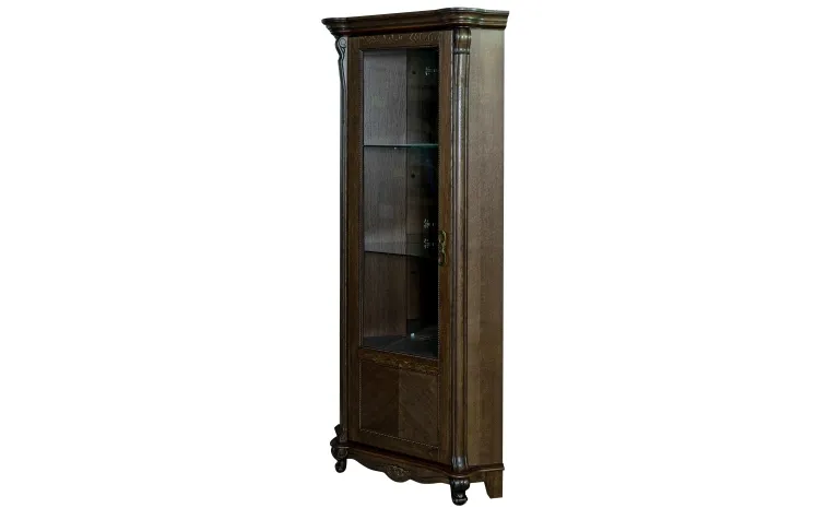 Шкаф с витриной «Алези» П1.350.0.13-01 (П350.13-01) - табак