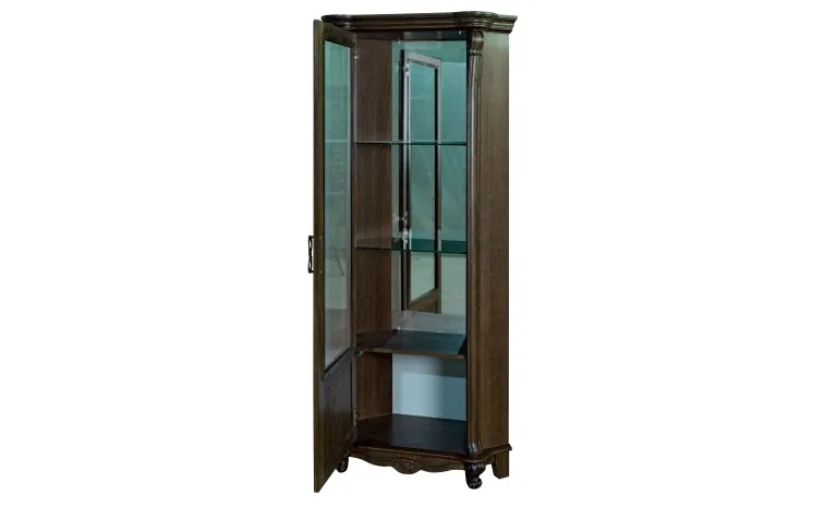 Шкаф с витриной «Алези» П1.350.0.13-01 (П350.13-01) - табак