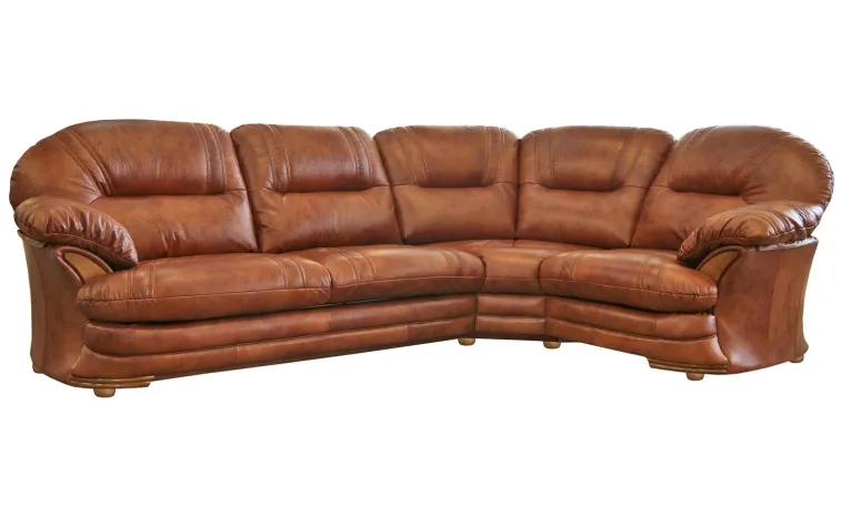 Угловой диван «Йорк» (3мL/R901R/L) - натуральная кожа