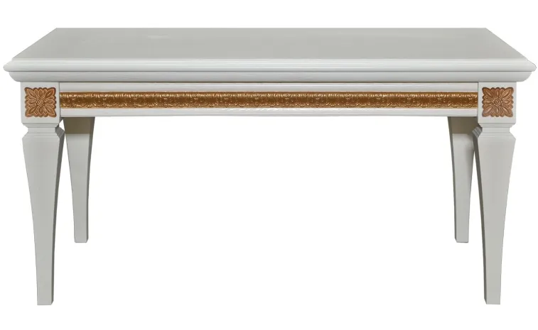 Стол журнальный «Милана 05» П4.265.0.01(299.05) - слоновая кость с золочением