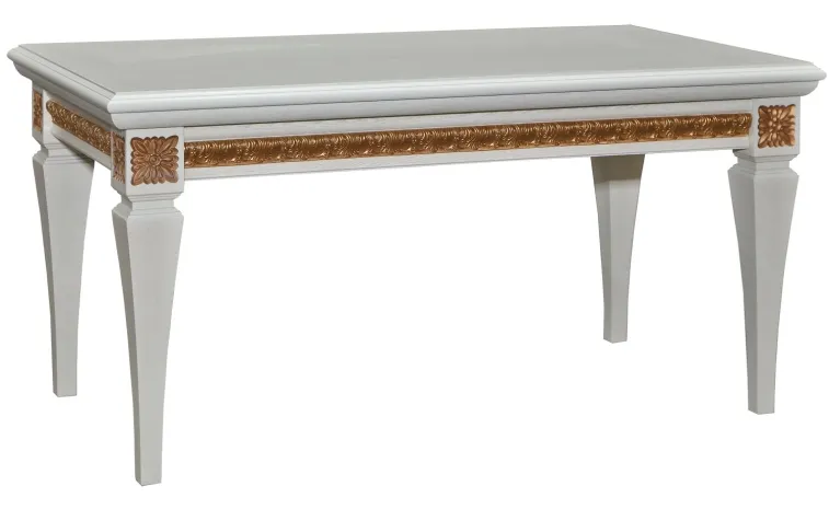 Стол журнальный «Милана 05» П4.265.0.01(299.05) - слоновая кость с золочением