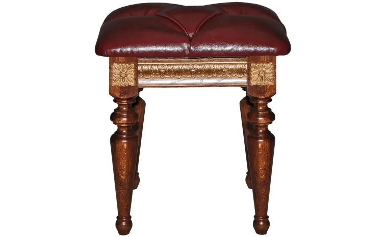 Банкетка «Милана 26» П4.265.1.26(294.26) - черешня с золочением