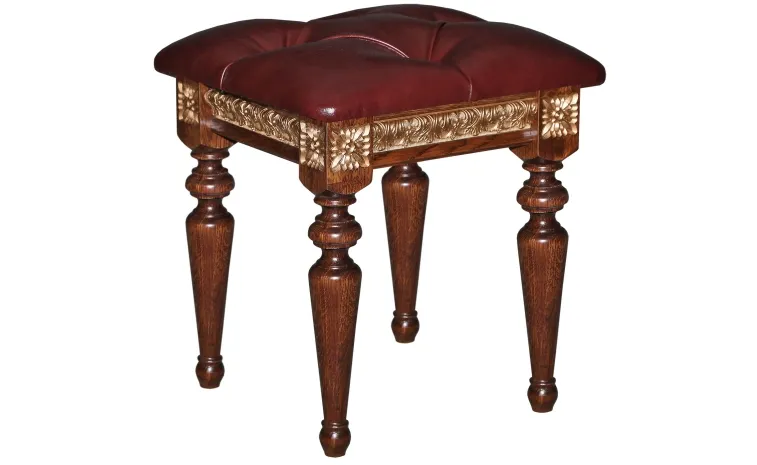 Банкетка «Милана 26» П4.265.1.26(294.26) - черешня с золочением