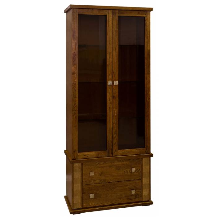 Шкаф с витриной «Тунис» П6.343.0.22 (П343.22Ш)