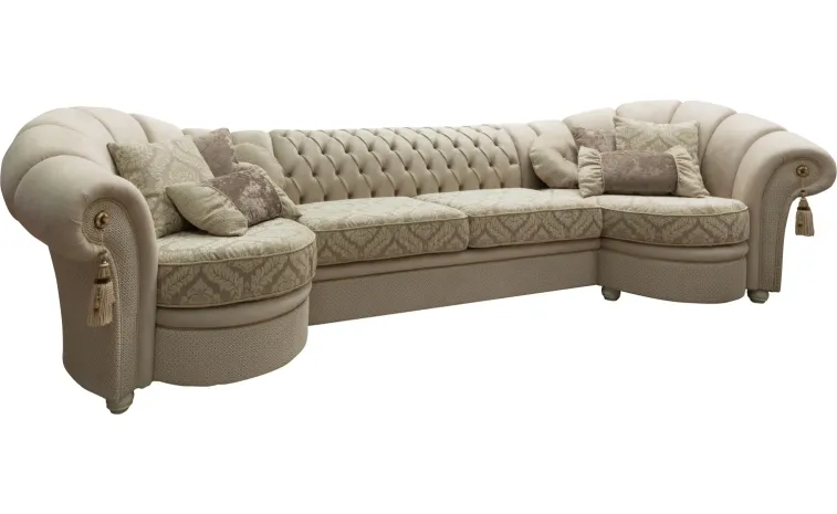 Угловой диван «Мадлен Royal» (4L30м4R) - ткань