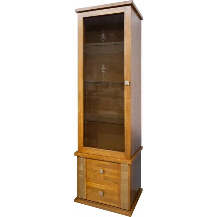 Шкаф с витриной «Тунис» П6.343.0.21-01 (П343.21Ш)