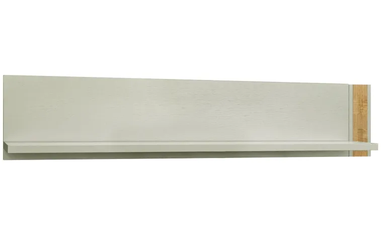 Полка навесная «Тунис» П6.343.0.29 (П343.29Ш) - дуб рустикаль с золочением