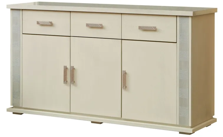 Тумба «Тунис» П6.343.0.09 (П343.09Ш) - слоновая кость с серебром