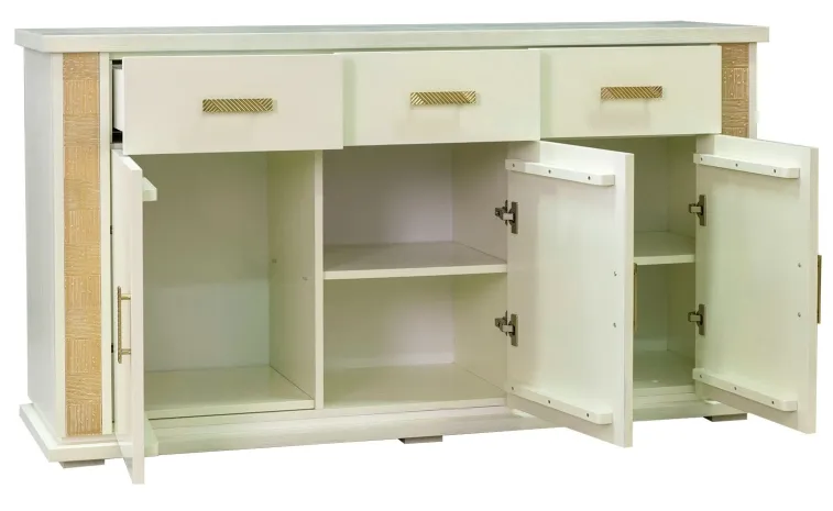 Тумба «Тунис» П6.343.0.09 (П343.09Ш) - слоновая кость с золочением