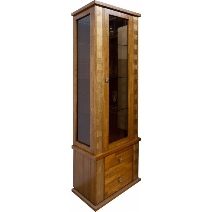 Шкаф с витриной «Тунис» П6.343.0.19 (П343.19-1Ш)