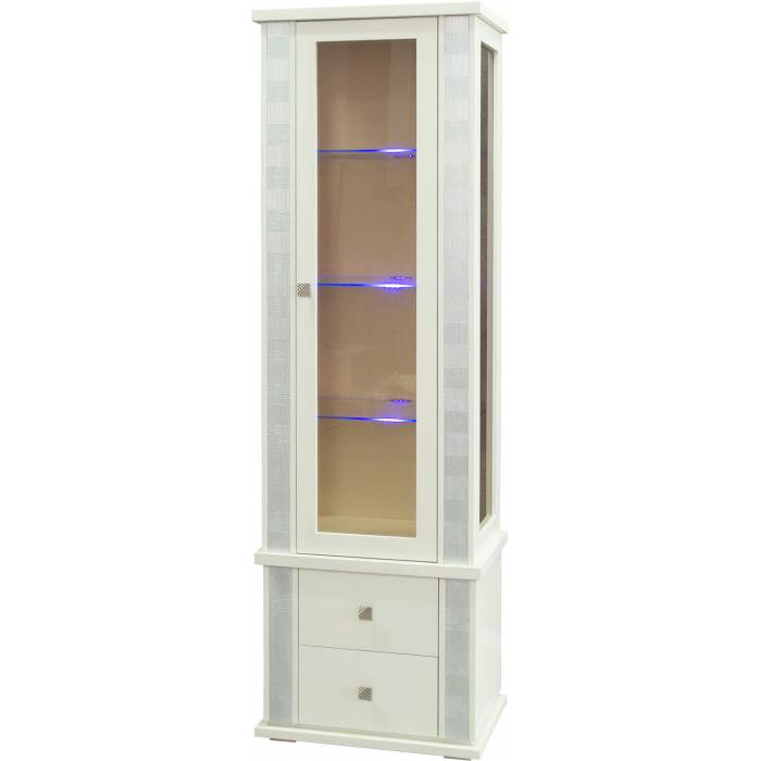 Шкаф с витриной «Тунис» П6.343.0.19 (П343.19-1Ш)