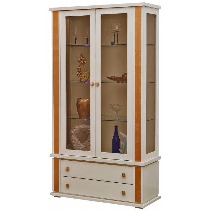 Шкаф с витриной «Тунис» П6.343.0.20 (П343.20Ш)