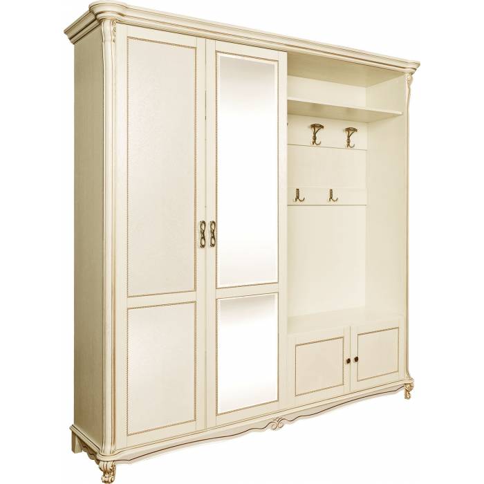 Шкаф комбинированный 4д «Алези» П1.350.3.12/П1.350.3.12-01 (П540.02з/П540.02з-01)