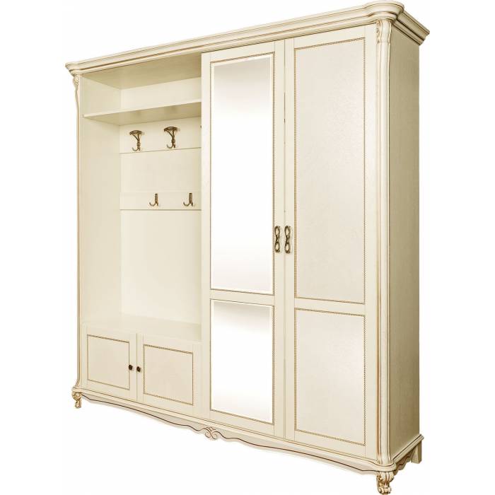 Шкаф комбинированный 4д «Алези» П1.350.3.12/П1.350.3.12-01 (П540.02з/П540.02з-01)