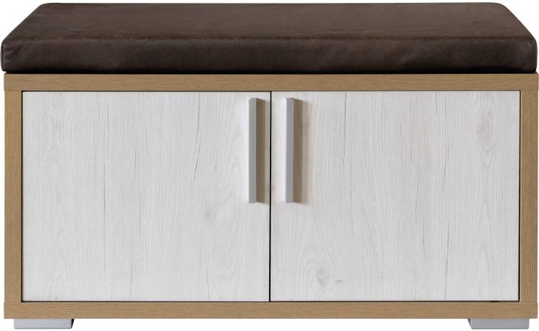 Тумба для обуви «Верес» П3.564.3.09(564.09) - дуб версаль + тёмно-коричневый