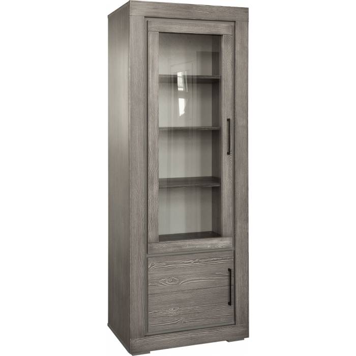 Шкаф с витриной «Байс» БМ2.791.0.05-01(2619-01Бр) - sale
