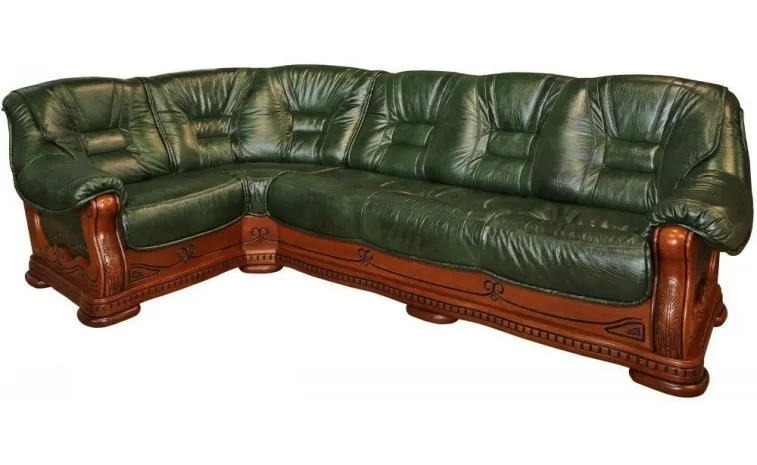 Угловой диван «Консул 2020/2020(-С)» (3мL/R901R/L) - промо - натуральная кожа