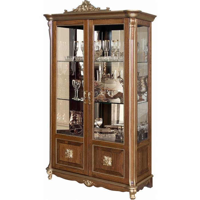 Шкаф с витриной «Алези Люкс» П1.349.0.19 (П350.19л)