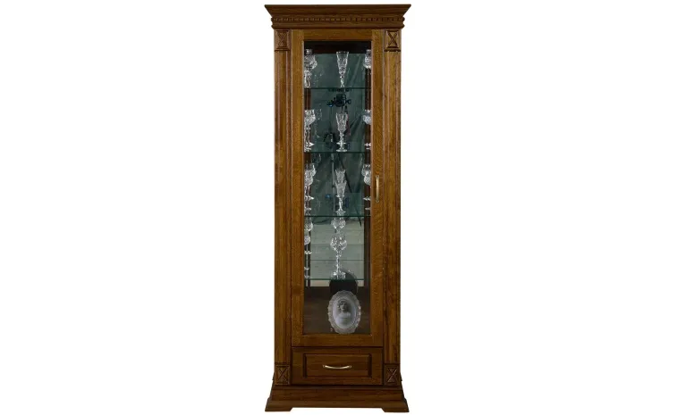 Шкаф-витрина «Верди» П1.487.0.11-01 (П487.11з-01) - черешня