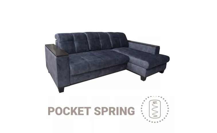 Угловой диван «Матео Люкс» (2ML/6MR) - ткань