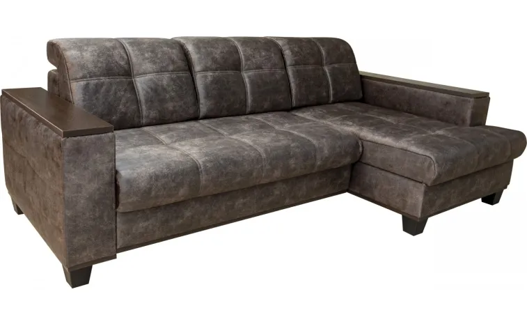 Угловой диван «Матео Люкс» (2ML/6MR) - ткань