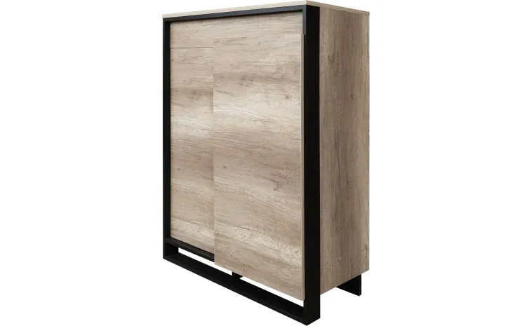 Тумба «Каньон Лофт» П3.0561.0.08 - дуб каньон+чёрный