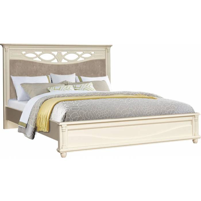 Кровать двойная «Валенсия Классик» с мягким изголовьем