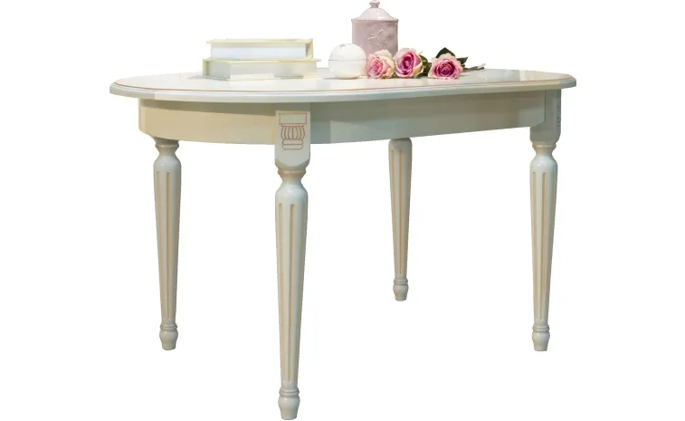 Стол обеденный «Валенсия Классик» П3.0589.4.10 - античная темпера с золочением