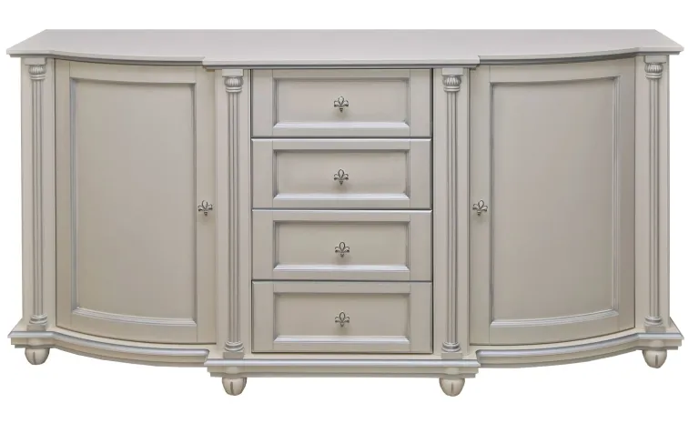 Тумба 3д «Валенсия Классик» П3.0589.0.05 - античная темпера с серебром