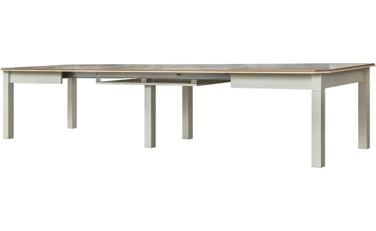 Стол обеденный «Верди Классик» П3.0487.4.28 - слоновая кость с золочением