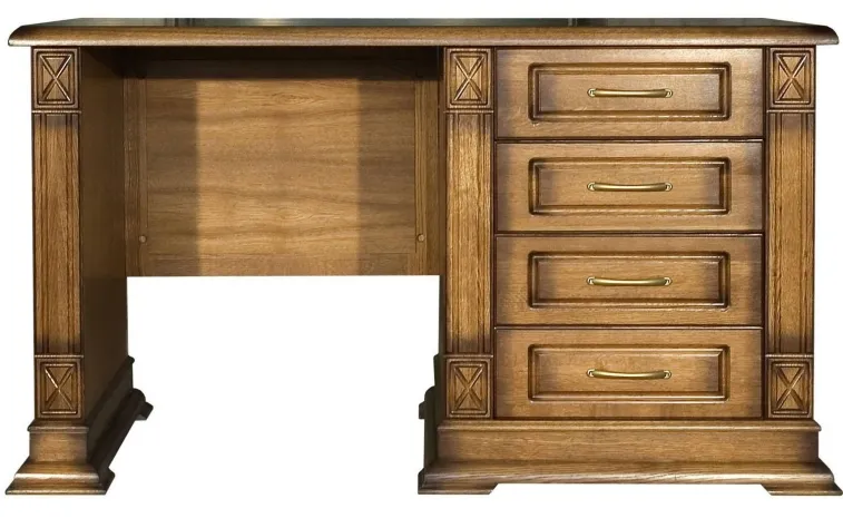 Стол письменный «Верди Классик» П3.0487.2.09 - дуб рустикаль с патинированием