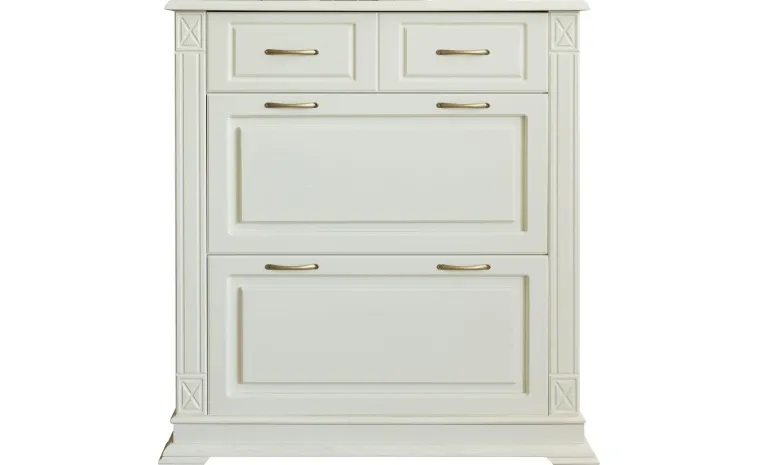 Тумба для обуви «Верди Классик» П3.0487.3.21 - слоновая кость