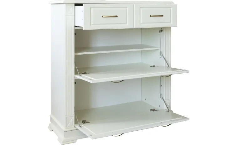 Тумба для обуви «Верди Классик» П3.0487.3.21 - слоновая кость