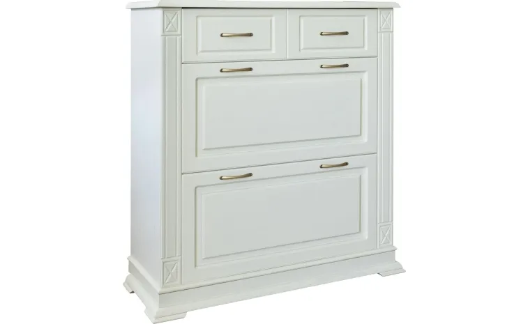 Тумба для обуви «Верди Классик» П3.0487.3.21 - слоновая кость