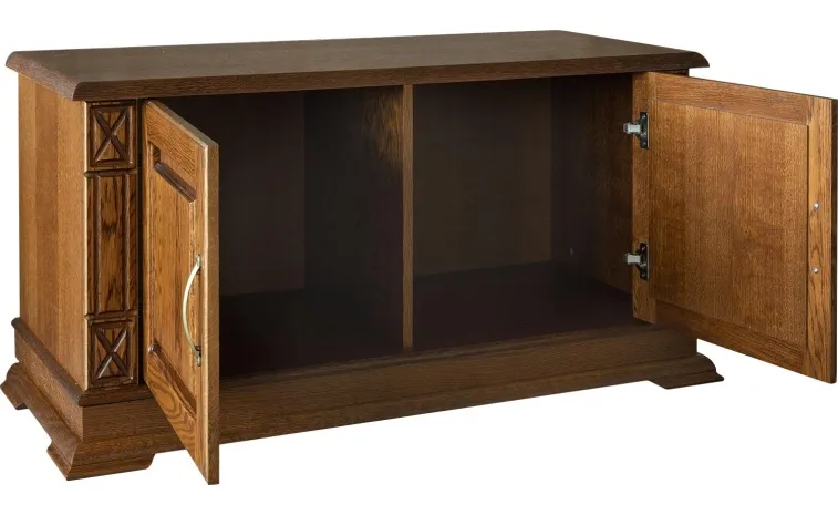 Тумба для обуви «Верди Классик» П3.0487.3.25 - черешня с золочением