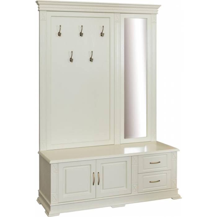 Тумба с вешалкой и зеркалом «Верди Классик» П3.0487.3.04