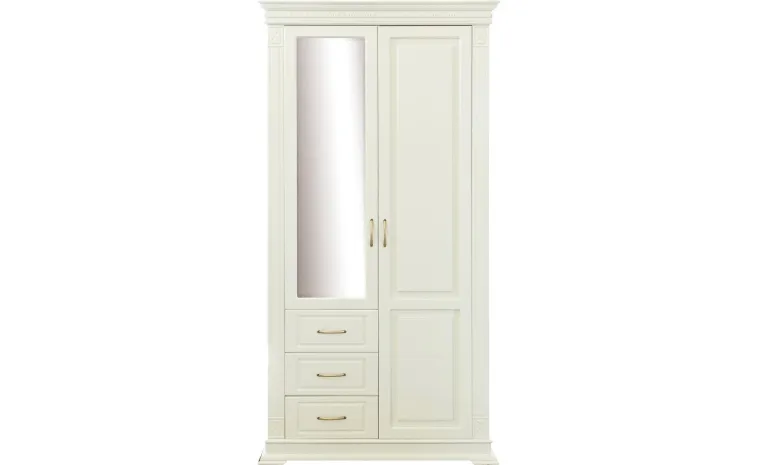 Шкаф комбинированный для прихожей «Верди Классик» П3.0487.3.12 - слоновая кость