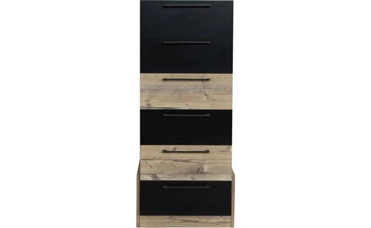 Комод «Гвиана» П631.02 - sale - чёрный+пихта брамберг
