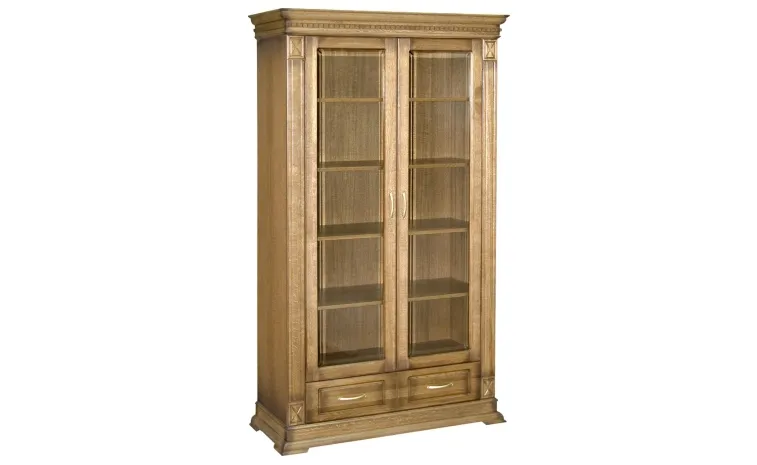 Шкаф 2д «Верди Классик» П1.0487.0.27 - дуб рустикаль с патинированием