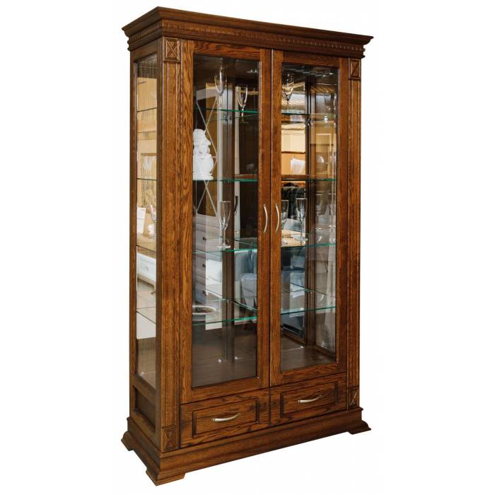 Шкаф-витрина 2д «Верди Классик» П1.0487.0.21