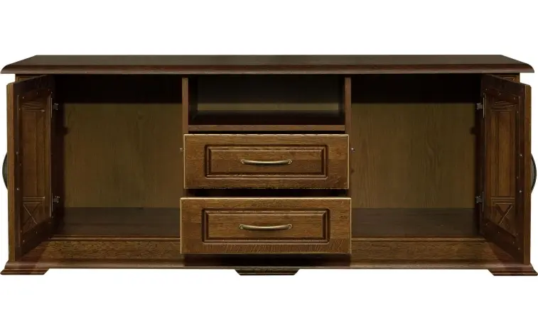 Тумба ТВ «Верди Классик» П1.0487.0.09 - черешня с золочением