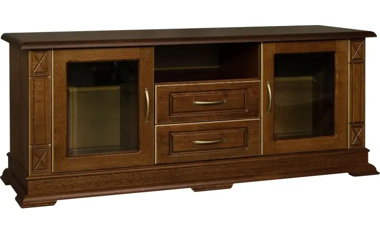 Тумба ТВ «Верди Классик» П1.0487.0.09 - черешня с золочением