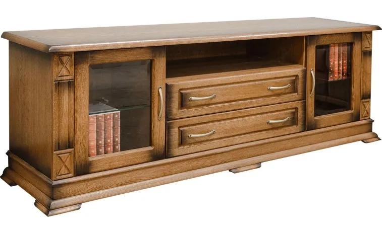 Тумба ТВ «Верди Классик» П1.0487.0.46 - дуб рустикаль с патинированием